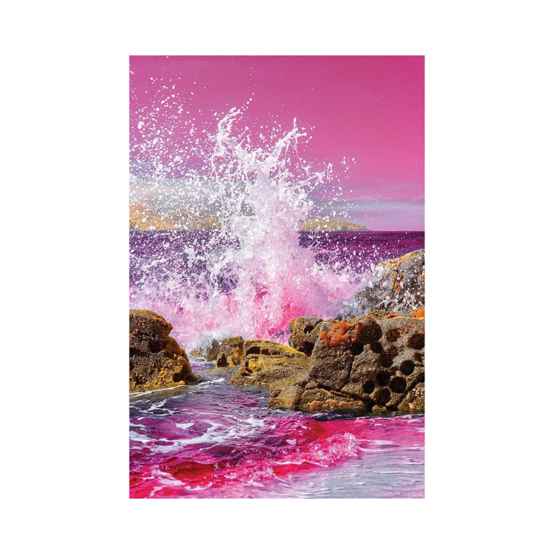 " La Mer " by Glauco Meneghelli, 26" H x 18" W x 1.5" D