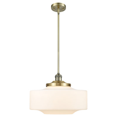 Franklin Restoration - Bridgeton - 1 Light  Stem Hung Mini Pendant - LED Bulb - Shade
