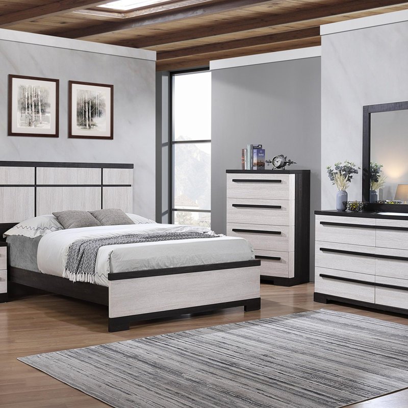 Commode contemporaine 4 tiroirs 1pc