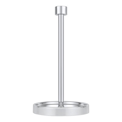  Porte-essuie-tout de comptoir - Embout moderne de conception minimaliste - Couleur chrome