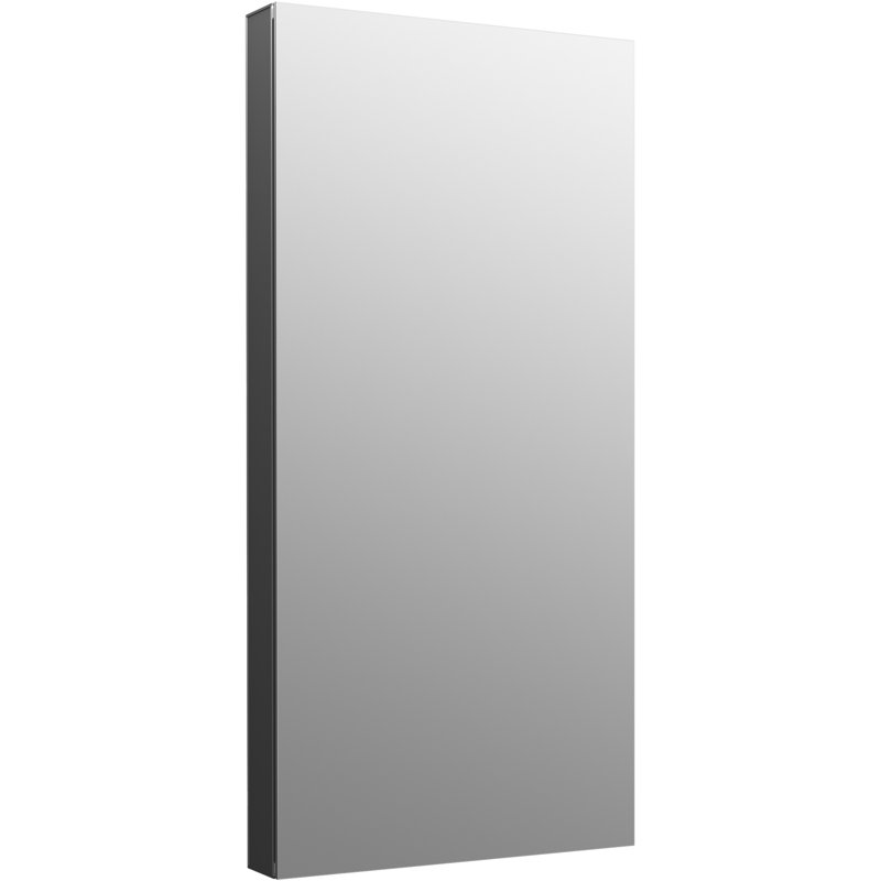 Maxstow™ Surface Mount Frameless Medicine Cabinet with 4 Fixed Shelves, 40" H x 20" W x 3.5" D