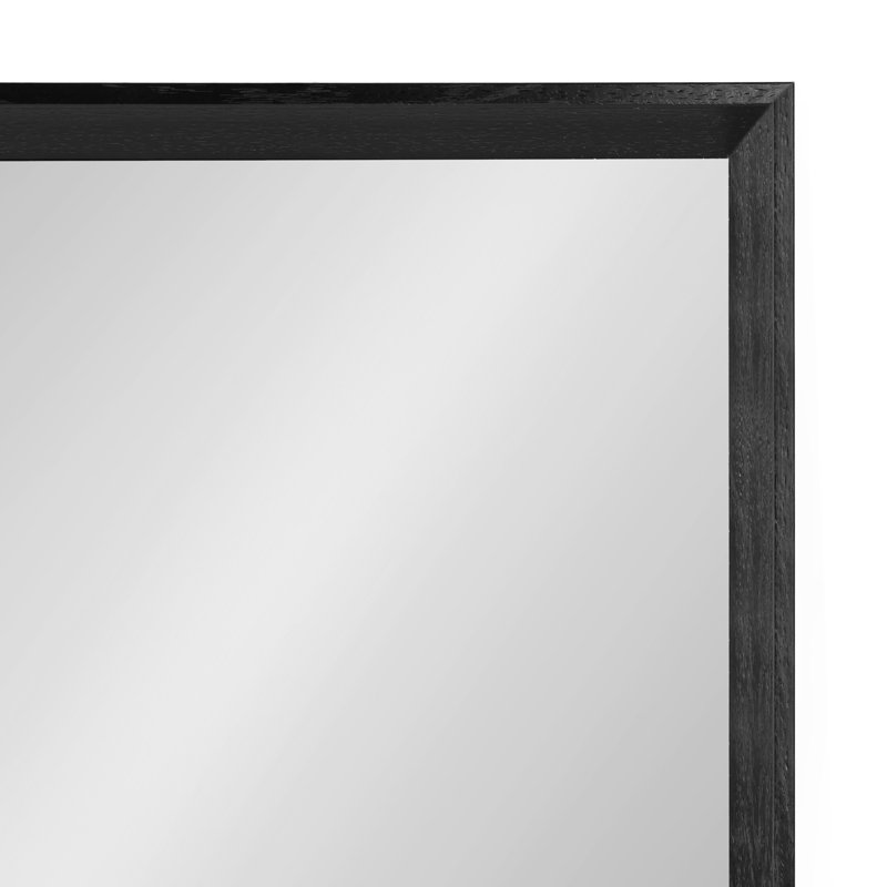 Miroir mural Farhee, 36 po x 24 po, Noir