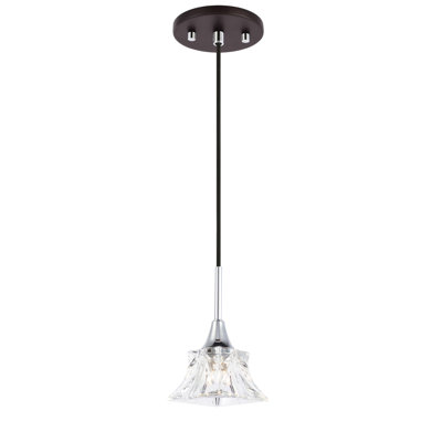 Luminaire suspendu géométrique 1 lumières unique Angeline