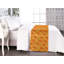Chemin de lit Ambesonne Orange Hibiscus tropique et orange vermillon Monstera-106930950