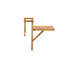 Evon Rectangular Acacia Folding Outdoor Dining Table , 60cm cm W 48cm cm D