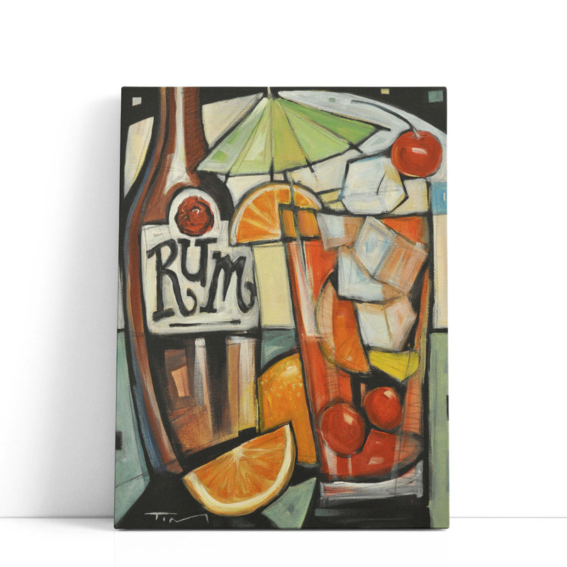 Touriste, boisson, reproduction d'art sur toile, H 16 po x l 12 po