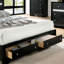 Grand lit contemporain