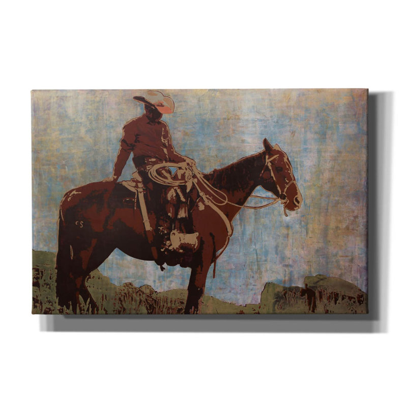 «Union Rustic« Rome »par Maura Allen, art mural sur toile, H 40 po x l 60 po x P 1,5 po