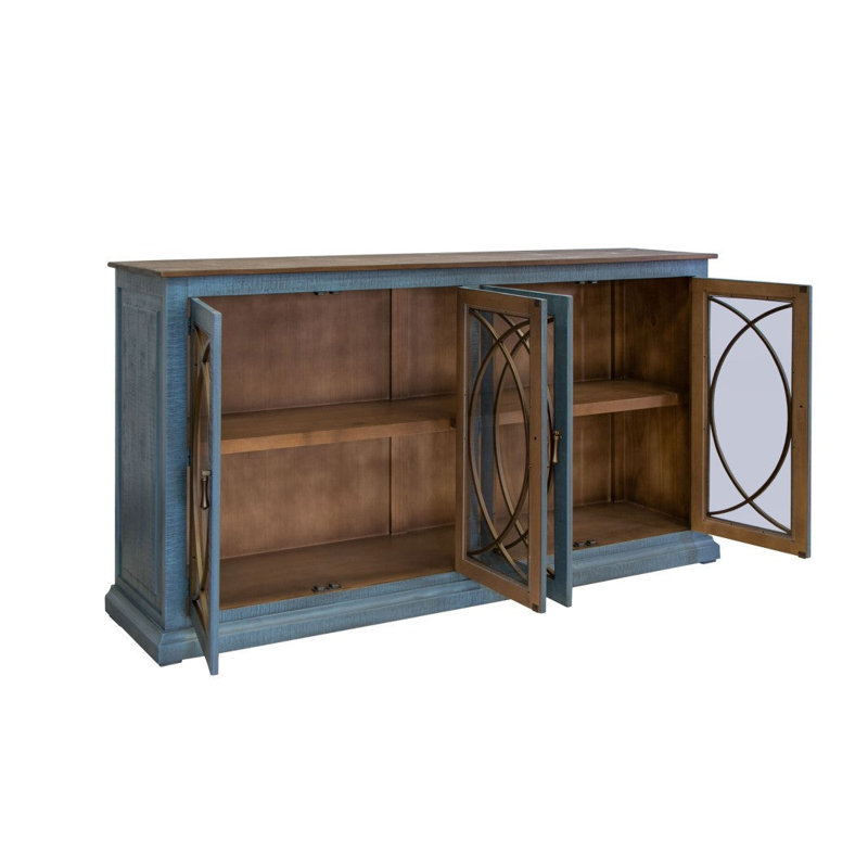 Riku 77'' Solid Wood Sideboard