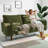 Masterson Loveseat Sofa, 58" Love Seat for Small Spaces,Spring Cushions,Easy Assembly Sofa Couch w/Throw Pillow for Bedroom Living Room-740252148