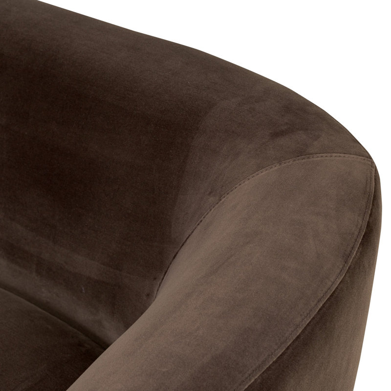 Sabine Sofa, Surrey Cocoa 76.8% Cotton/23.2% Polyester