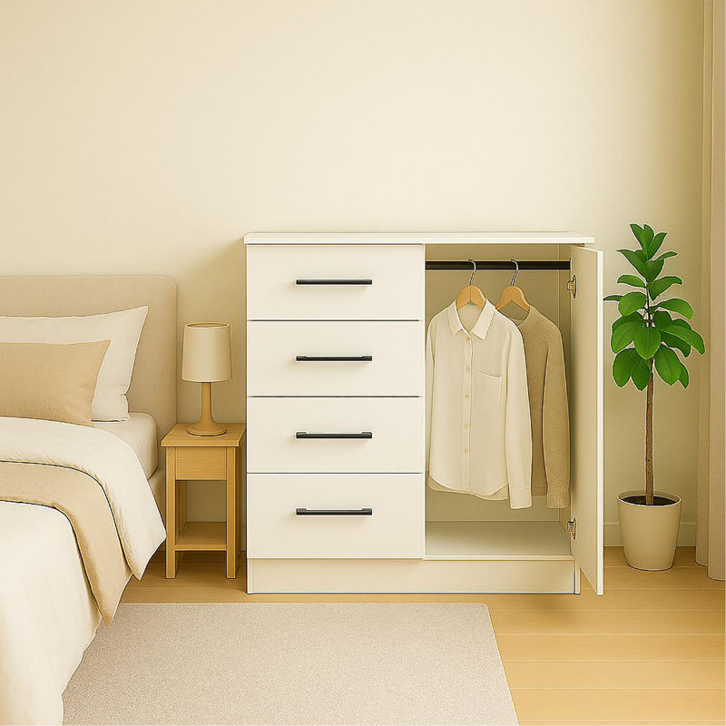 Commode pour homme, Blanc