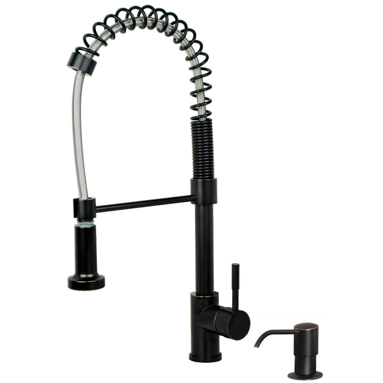 Single Handle Spring Pull Down Kitchen Faucet