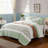6 Piece Cotton Percale Quilt Set with Throw Pillows King/Cal King-130671629