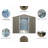 8 ft. W x 6 ft. D Metal Storage Shed