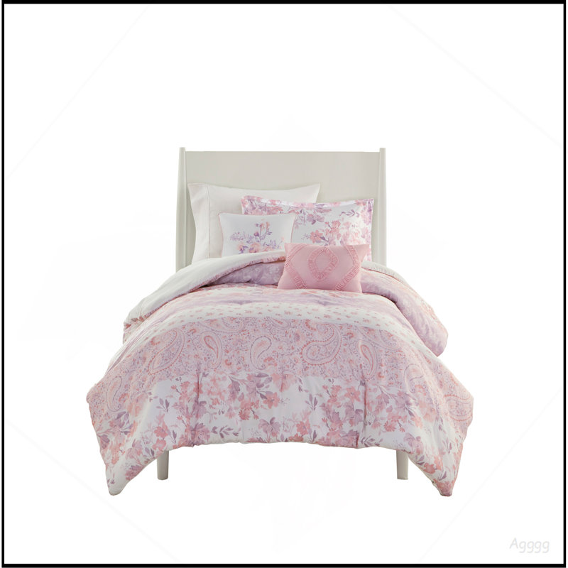 Floral Paisley Comforter Set Full/Queen
