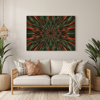 Art mural brun op Op 34