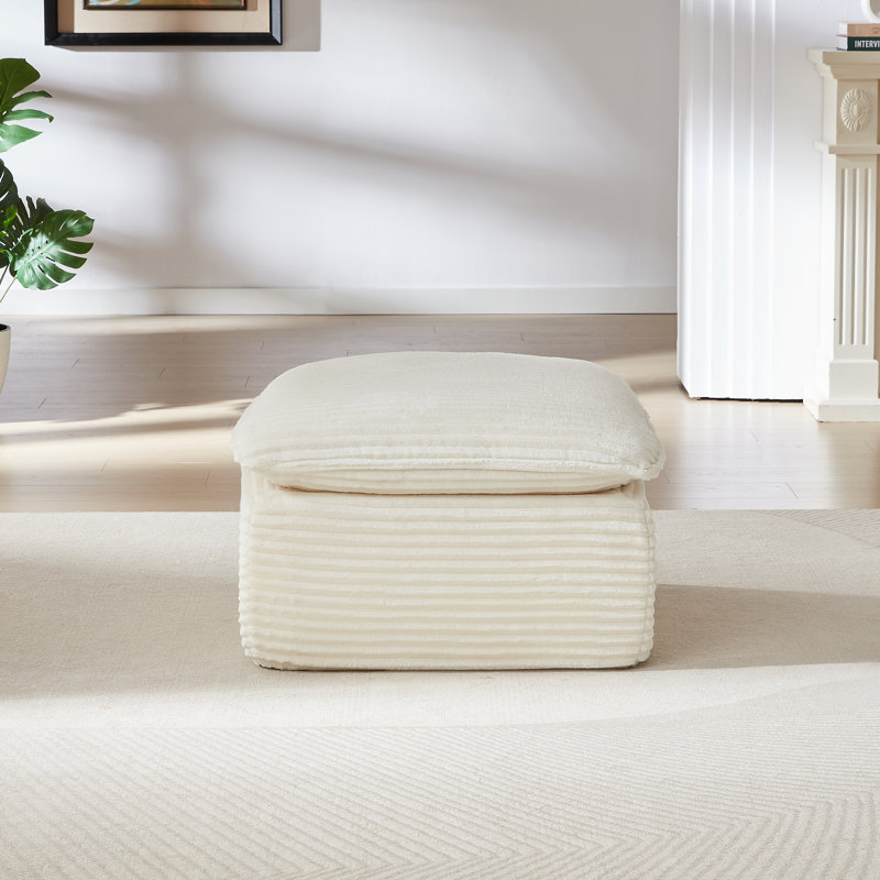 Canapé moderne en velours côtelé | Canapé modulaire et moelleux à assise profonde | Idée de cadeau