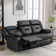 Etherine 80.3'' Wide Modern And Overstuffed Breathable Vegan Leather Manual Reclining Sofa with Pillow Top Arm