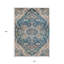 Tapis beige 10 pi x 14 pi à motif oriental beige et doré