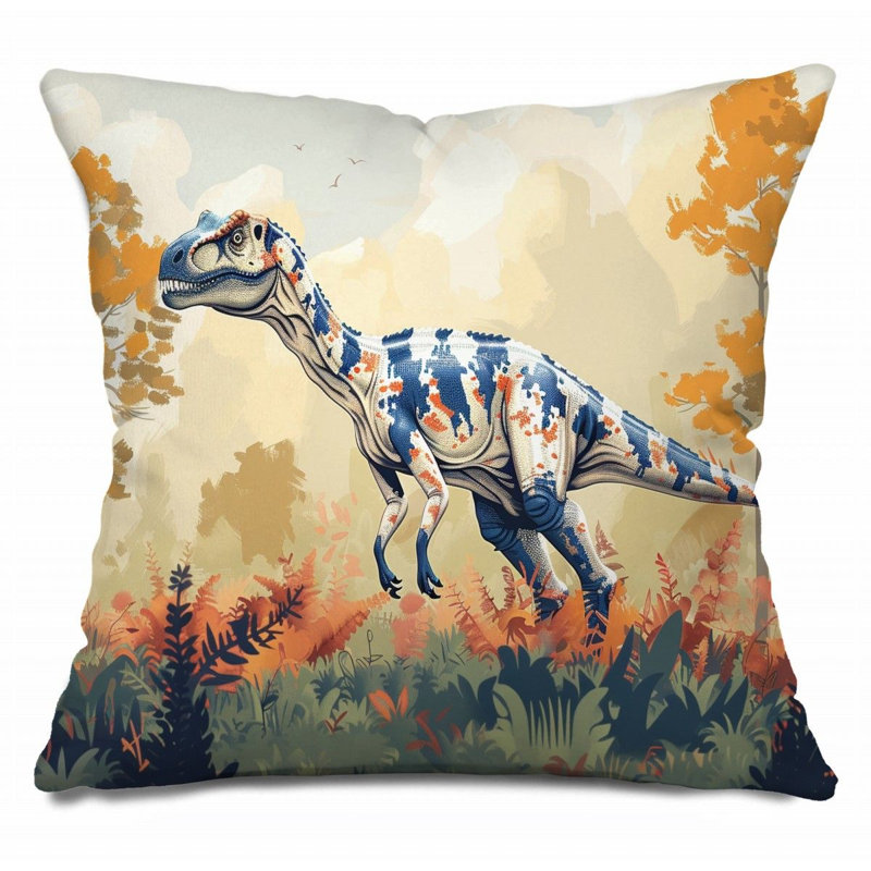 Coussin Dinosaur, H 18 po x l 18 po