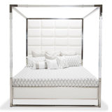 State St. Canopy Bed - Satin White