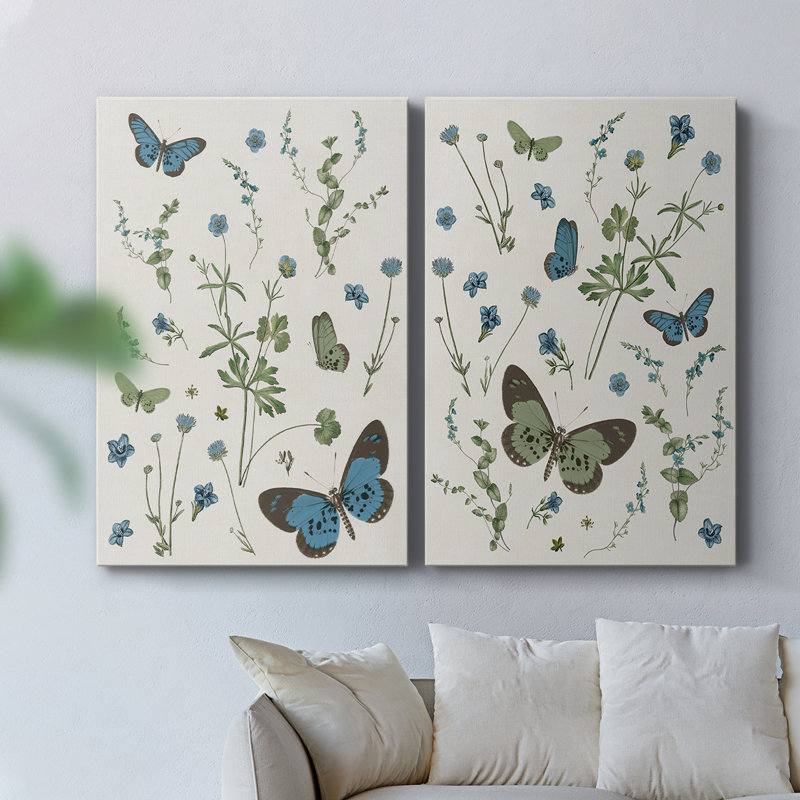Toile tendue Botanical Page I-Premium Gallery - prête à être accrochée, H 18 po x l 24 po