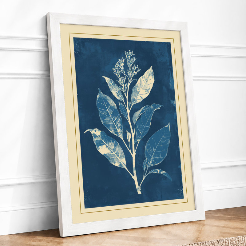 Gilded Botanica Botanical - Framed Print, A1 - 84.1 x 59.4 cm, White