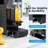 Commercial Automatic Can Seamer with Dual Rollers, Height Detection and Touchscreen, Matte Black