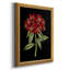 Fleurs cramoisies sur toile de qualité supérieure noire (A) II - prête à être accrochée-1786950169