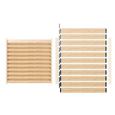 Louvers Hardware Set For Blinds And Shutters, Complete Kit For  Only 11 Boards, Stainless Steel E-Coated Black
