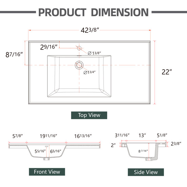 Dimensions du produit