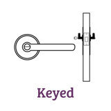 Baldwin Reserve Contemporary Square Entry Lever