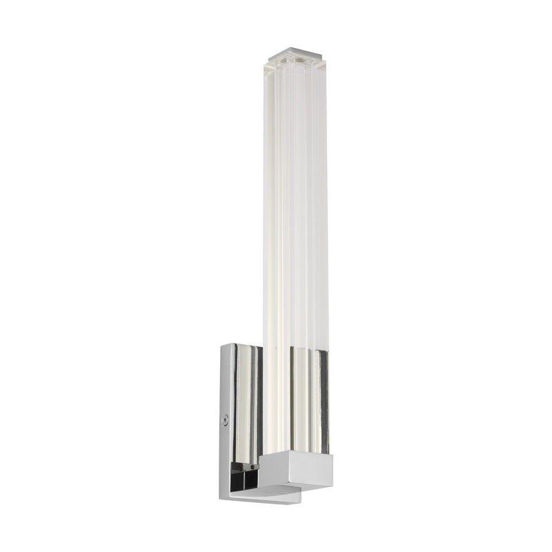 Reiya 1 - Light LED Armed Sconce, Chrome