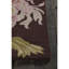 Tapis à motif floral traditionnel en laine touffeté à la main brun, vert, rose, crème et ivoire Jonas-24361769