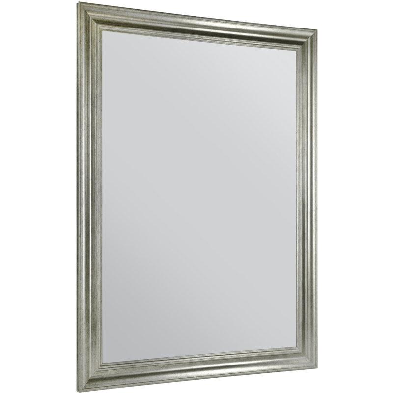 Nohemi Wood Flat Wall Mirror
