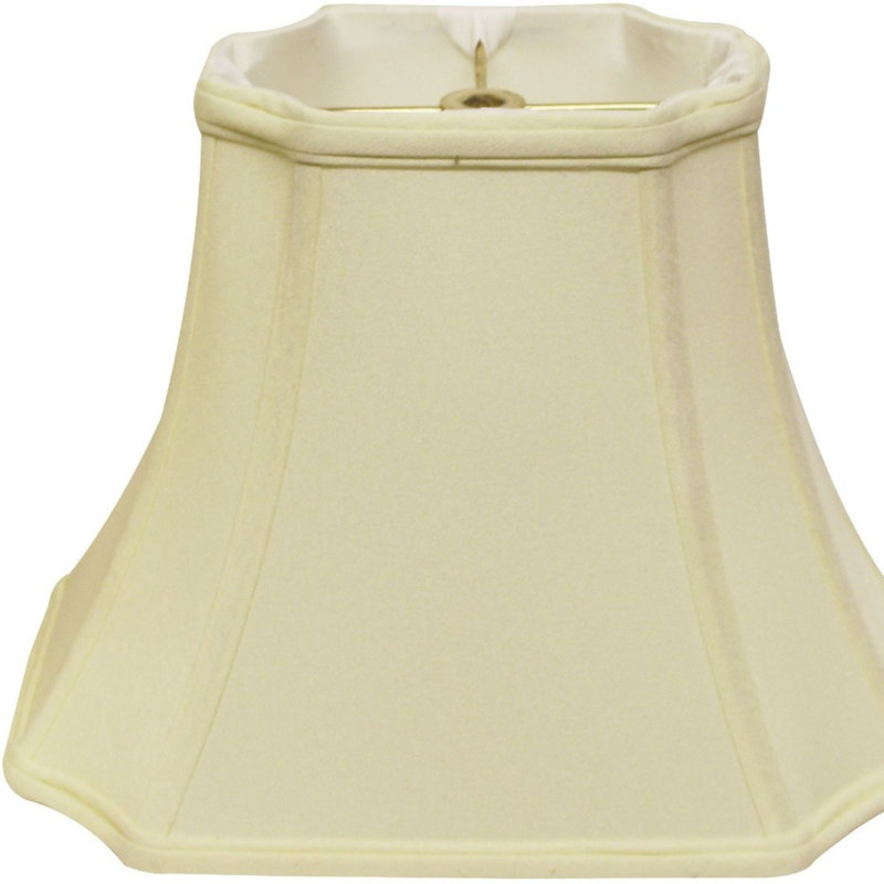 Premium Oblong Shantung Lampshade, Egg, 14" H x 19" W x 15" D