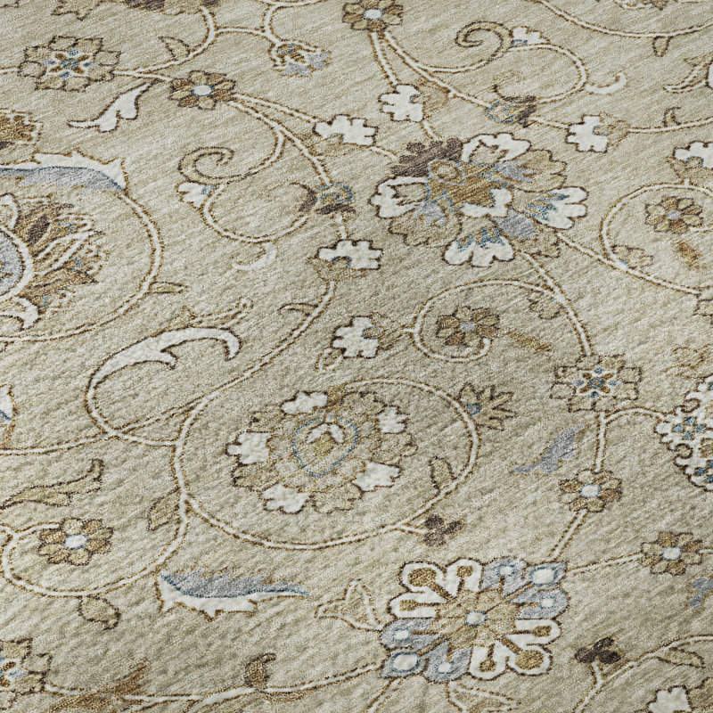 Premium Machine Washable Gurubaksh AMF1149 Moroccan Rug, Runner 2'3" x 7'6"