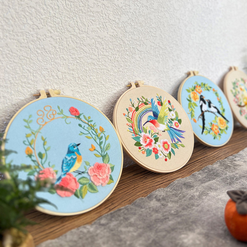 4 pièces / ensemble de matériel de bricolage pour ensemble de bricolage Mythologie religieuse européenne, point de croix, peinture de table, photo suspendue avec cerceau, 11,7 po, A3