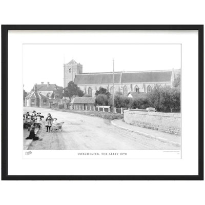 Dorchester, The Abbey 1890 by Francis Frith - Single Picture Frame Print
