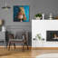 Art mural en verre acrylique 24 po x 24 po «Cake Bear On Blue» par Heather Gauthier-117461066