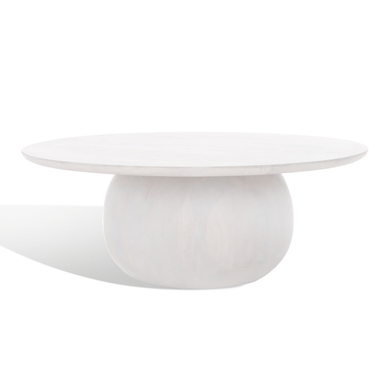 Gabribella Solid Wood Coffee Table, White Wash