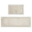 Tapis de bain 100% coton, 3000 g / m², 21 x 34 po, naturel, tapis antidérapant recommandé, coton luxueux et lavable, réversible, texture douce, machine