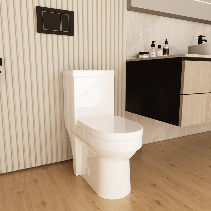 Toilette allongée une pièce 1,58 GPF (siège inclus)