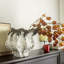 Two Tone Distressed Textured Abstract Art Ceramic Flower Vase-817428791