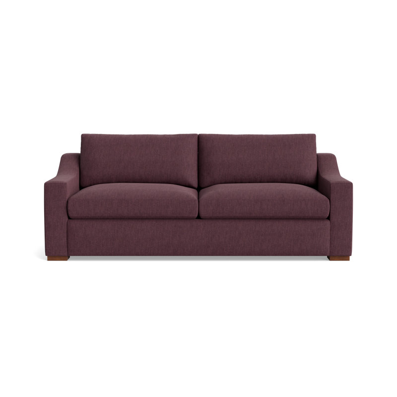 Lucca Sofa (85"), Performance Weave - Aubergine