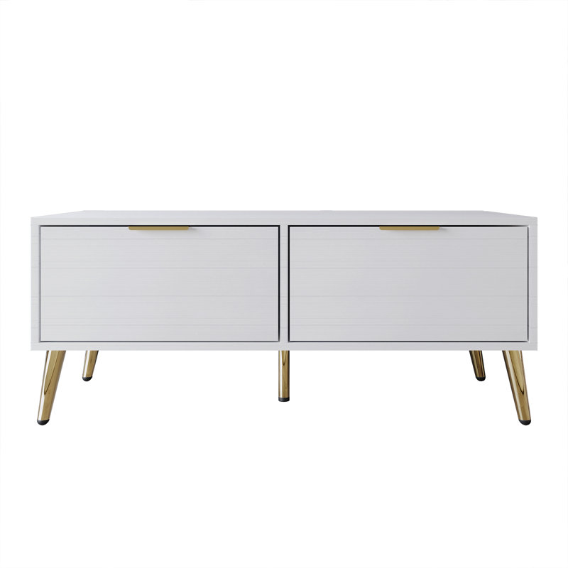 Rafiat Single Coffee Table, White