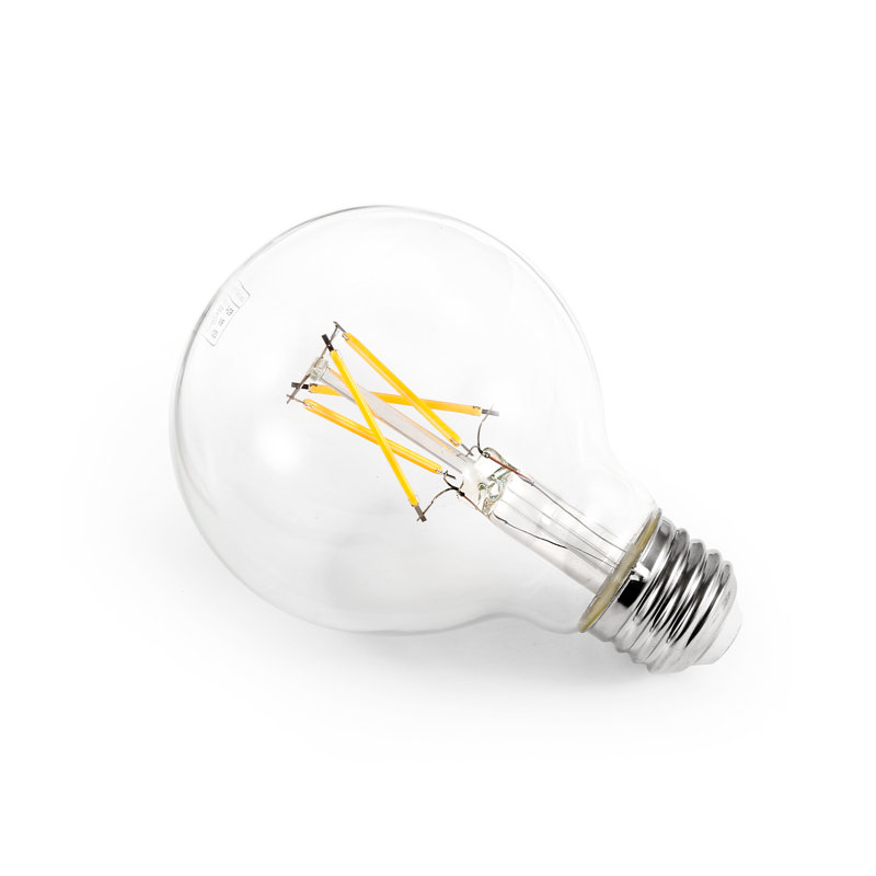 Niva G25 Clear LED Filament Bulb 2700K Dimmable Energy-Saver
