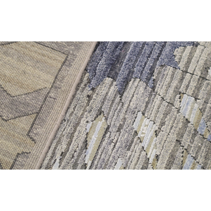 Canterbury Hand-Knotted High-Quality Gray Area Rug