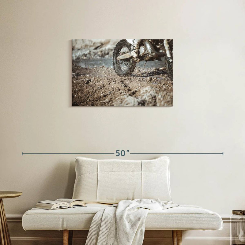 Sireci Muddy Motorcycle, 20" H x 30" W